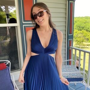 Abercrombie & Fitch Navy Maxi Dress